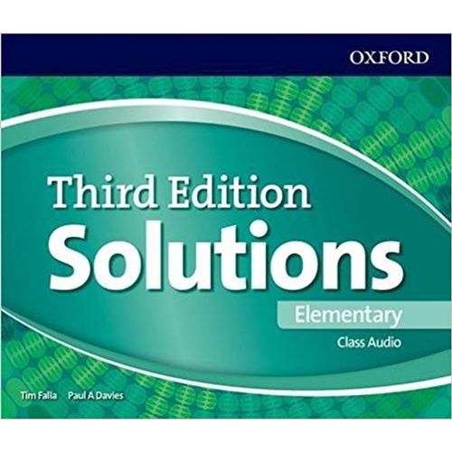SOLUTIONS   ELEMENTARY -   Class Audio CDs x 3   3rd Ed