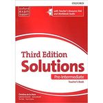 SOLUTIONS---PRE-INTERMEDIATE------TCH-S-w-CD-Rom-3rd-Ed