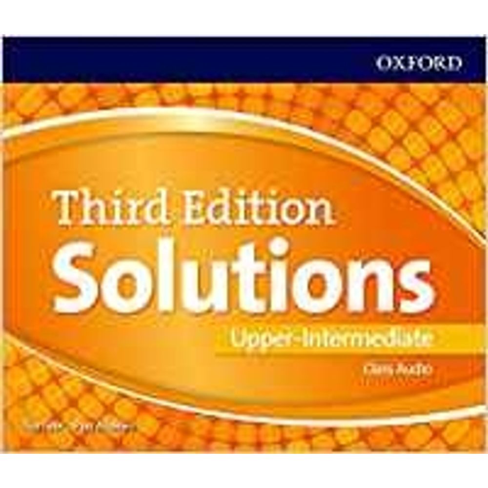 SOLUTIONS UPPER INTERMEDIATE - Class AudioCDs x3 3rd Ed - Kel Ediciones