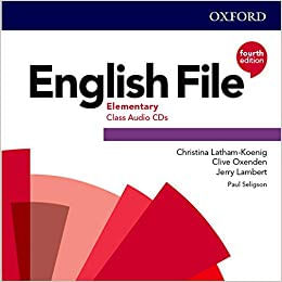 ENGLISH FILE ELEMENTARY-  CLASS AUDIO CD's x 5  4th Ed