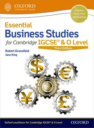 ESSENTIAL BUSINESS STUDIES FOR IGCSE  **3rd Edition**