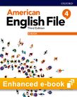 AMERICAN ENGLISH FILE 4 -    STUDENT`S E-BOOK **3rd Edition**   Digital