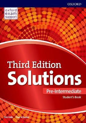 SOLUTIONS   PRE INTERMEDIATE -      STUDENT`S with Online Practice Pack *3rd Edition*