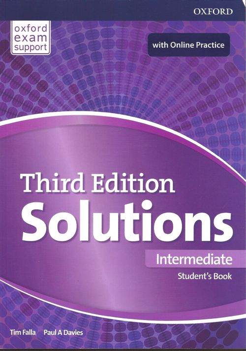 SOLUTIONS  INTERMEDIATE -           STUDENT`S with Online Practice Pack *3rd Edition*