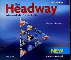 NEW HEADWAY INTERMEDIATE_CLASS Audio CDs x 3  Fourth Edition #