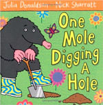 ONE MOLE DIGGING A HOLE