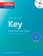 KEY: FOUR PRACTICE TEST FOR CAMBRIDGE ENGLISH KET with CD #