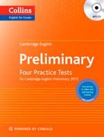 PRELIMINARY : FOUR PRACTICE TEST FOR CAMBRIDGE ENGLISH PET #