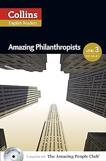AMAZING PHILANTHROPISTS w/CD - Collins English Readers #