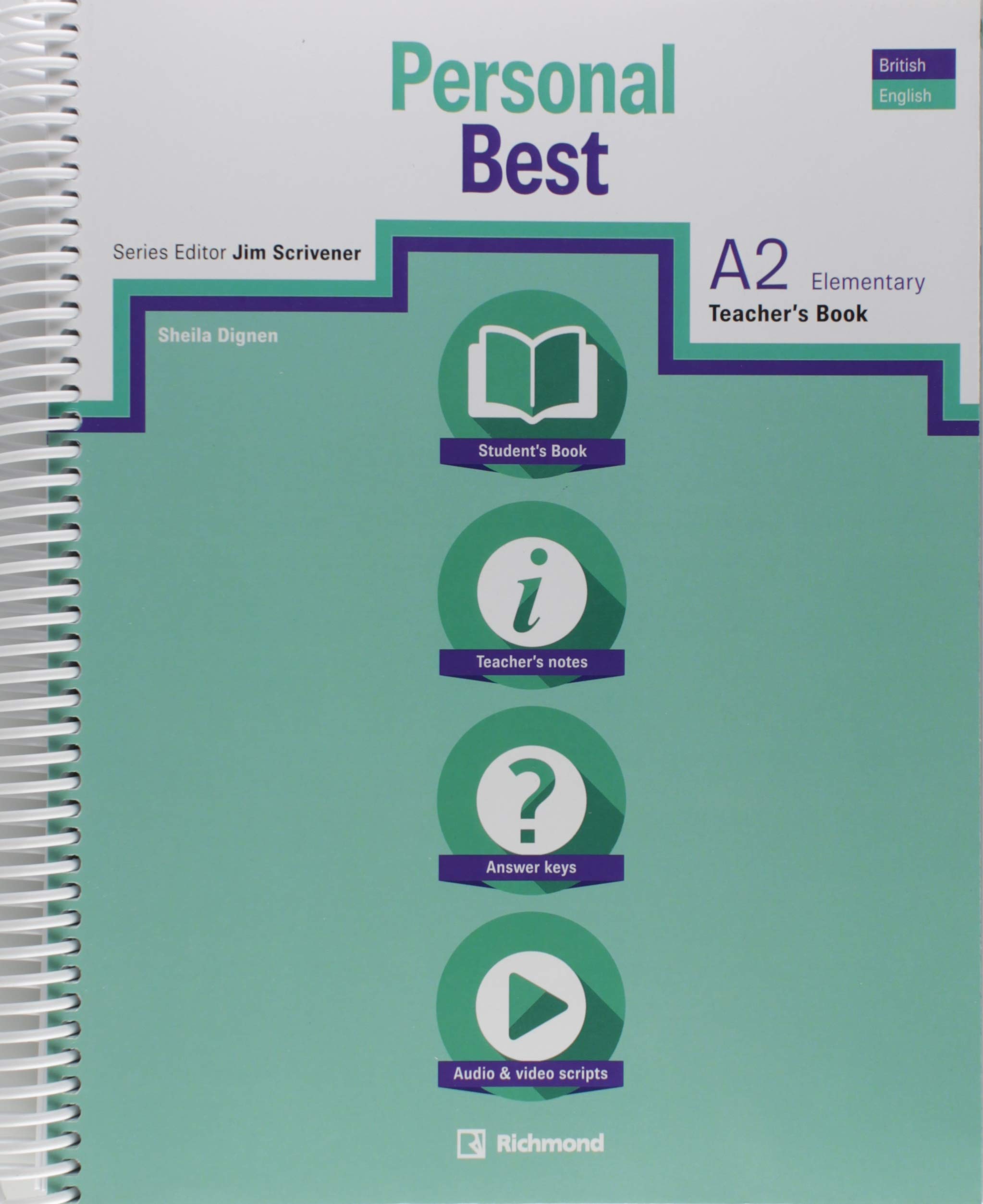 PERSONAL BEST A2 ELEMENTARY -Teacher's Book - Kel Ediciones