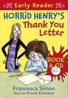 HORRID HENRY`S THANK YOU LETTER with CD - Early Reader