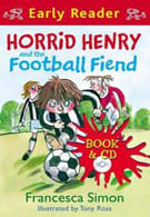 HORRID HENRY AND THE FOOTBALL FIEND with CD - Early Reader