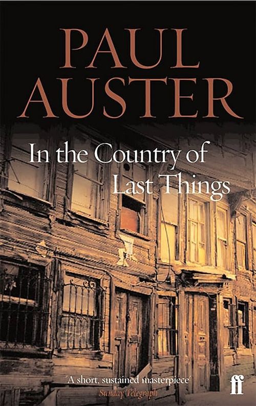 IN THE COUNTRY OF LAST THINGS - Faber