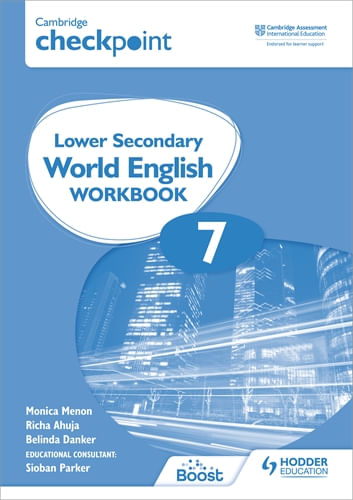 CAMBRIDGE CHECKPOINT LOWER SECONDARY WORLD ENGLISH 7 - WORKBOOK