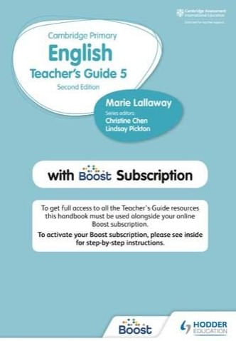 HODDER CAMBRIDGE PRIMARY ENGLISH  - STAGE 5 - TCH`S WITH BOOST SUBSCRIPTION  *2nd Edition*