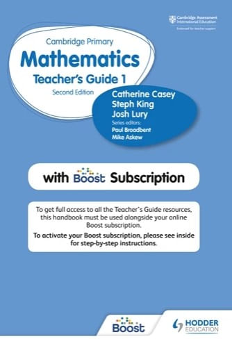 HODDER CAMBRIDGE PRIMARY MATHEMATICS  - STAGE 1 - TCH`S WITH BOOST SUBSCRIPTION *2nd Edition*