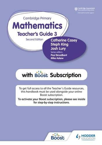 HODDER CAMBRIDGE PRIMARY MATHEMATICS  - STAGE 3 - TCH`S WITH BOOST SUBSCRIPTION *2nd Edition*