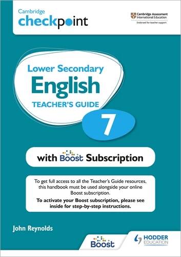 CAMBRIDGE CHECKPOINT LOWER SECONDARY ENGLISH 7 -TCH'S WITH BOOST SUBSCRIPTION