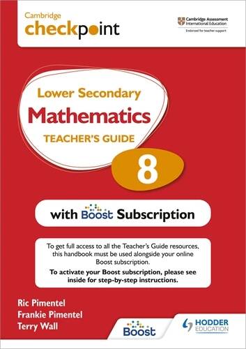 CAMBRIDGE CHECKPOINT LOWER SECONDARY MATH 8 -TCH'S WITH BOOST SUBSCRIPTION