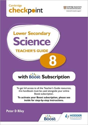 CAMBRIDGE CHECKPOINT LOWER SECONDARY SCIENCE 8 -TCH'S WITH BOOST SUBSCRIPTION