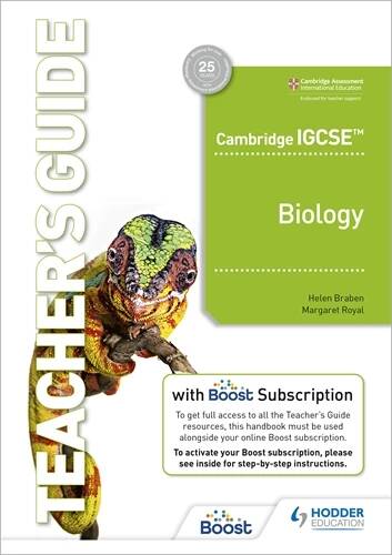 IGCSE BIOLOGY - Teacher’s Guide with Boost Subscription