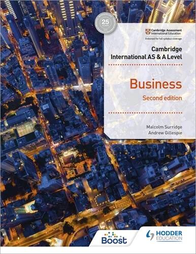 CAMBRIDGE INTERNATIONAL AS & A LEVEL BUSINESS STUDIES -   Student's *2nd Edition*