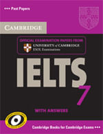 CAMBRIDGE IELTS  7 - STUDENT`S with Key & Audio CDs x 2 #