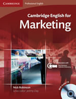 CAMBRIDGE ENGLISH FOR MARKETING with Audio CD