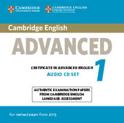 CAMBRIDGE  ENGLISH ADVANCED 1_Audio CDs x2 *Revised 2015