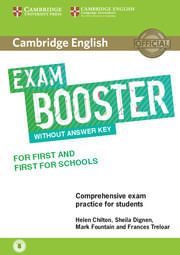 CAMBRIDGE ENGLISH EXAM BOOSTER FIRST -  ST with audio