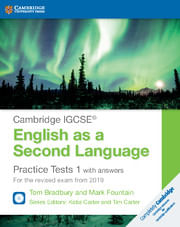 CAMBRIDGE IGCSE ENGLISH AS A SECOND LANGUAGE -  Practice Test 1 w/answer #
