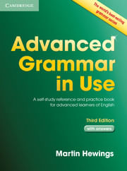ADVANCED GRAMMAR IN USE with Answers  **3rd Edition *Out of Print*