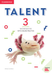TALENT 3 -    WORKBOOK WITH ONLINE PRACTICE