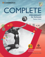COMPLETE PRELIMINARY FOR SCHOOLS - Teacher's Book w/Dowload Audio & Photocopiable Worksheets *Rev202