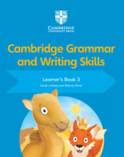 CAMBRIDGE GRAMMAR AND WRITING SKILLS   3 - Learner's Book