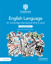 CAMBRIDGE INTERNATIONAL AS & A LEVEL ENGLISH LANGUAGE - Coursebook *2nd Ed