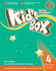 KID'S BOX AMERICAN ENGLISH 4 - WB w/Online Res *2Ed Updated *Out of Print*