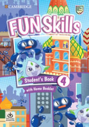 FUN SKILLS 4  -   Student's Book w/Home Booklet and Downloadable Audio #