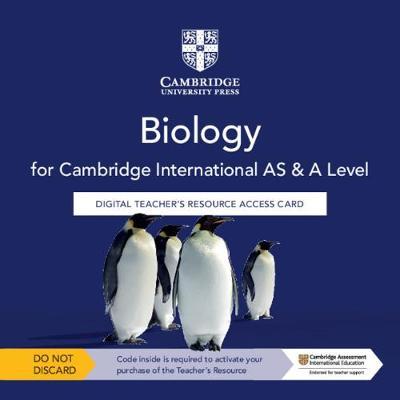 CAMBRIDGE INTERNATIONAL AS & A LEVEL BIOLOGY -  Teacher's Resource Access Card *5th Ed