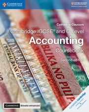 CAMBRIDGE IGCSE ACCOUNTING  -  Coursebook with Elevate *2nd Ed*