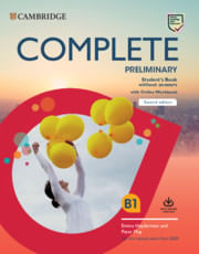 COMPLETE PRELIMINARY  -  Student's Book without Answers w/Online Workbook *Rev Exam 2020* 2nd Ed #