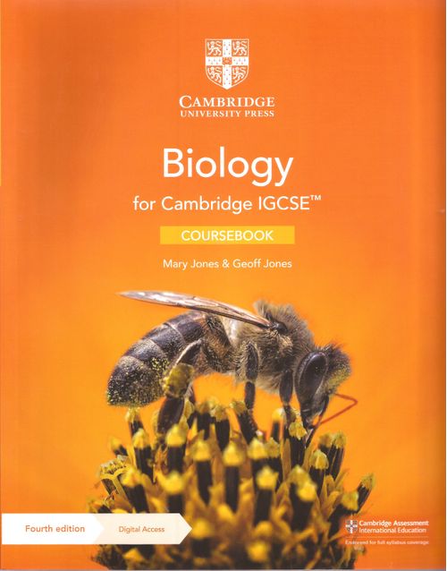 CAMBRIDGE IGCSE BIOLOGY  -    Coursebook with Digital Access   *4th Edition*
