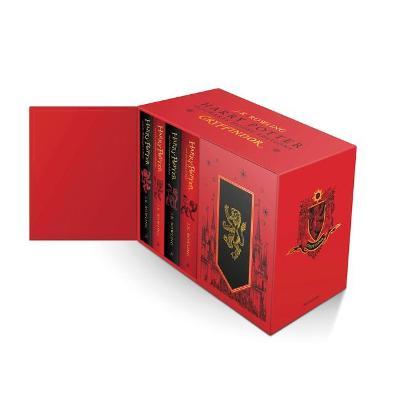 HARRY POTTER -  Complete Hardback Box Set (x7) Gryffindor House Edition
