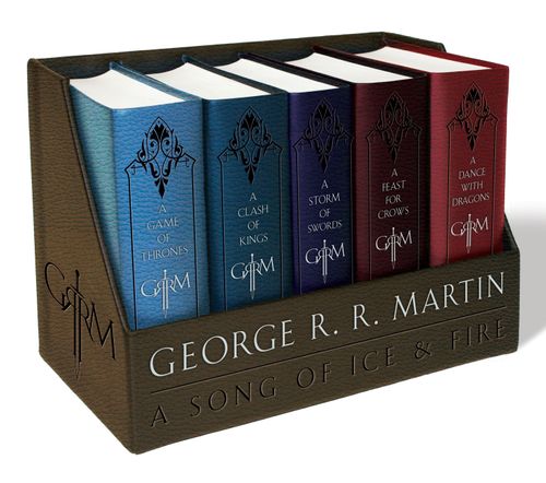 GEORGE R.R MARTIN'S A GAME OF THRONES - Leather Cloth BOX SET x5