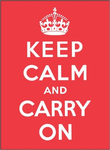 KEEP CALM AND CARRY ON - Simon & Schuster