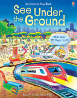SEE UNDER THE GROUND - Usborne Flap Books