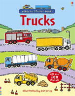 TRUCKS STICKER BOOK - Usborne