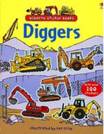 DIGGERS---Usborne-Sticker-Books