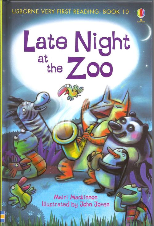 LATE NIGHT AT THE ZOO - Usborne Very First Reading #