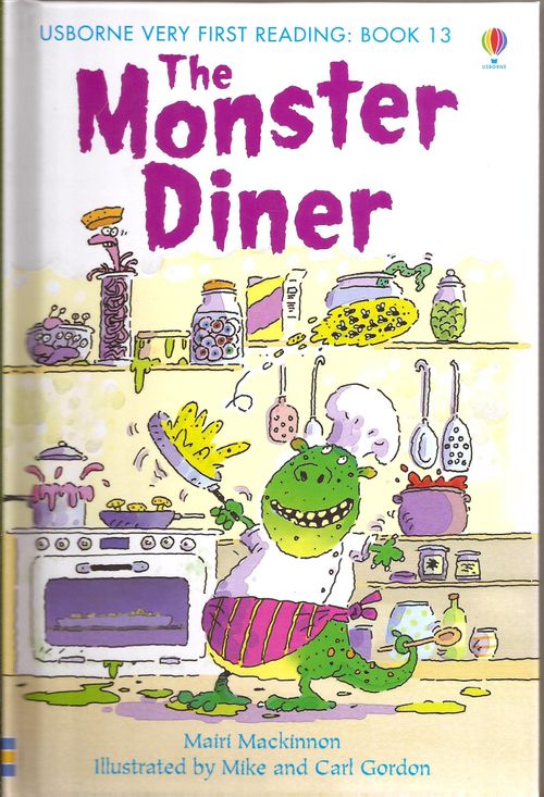 MONSTER DINER,THE - Usborne Very First Reading